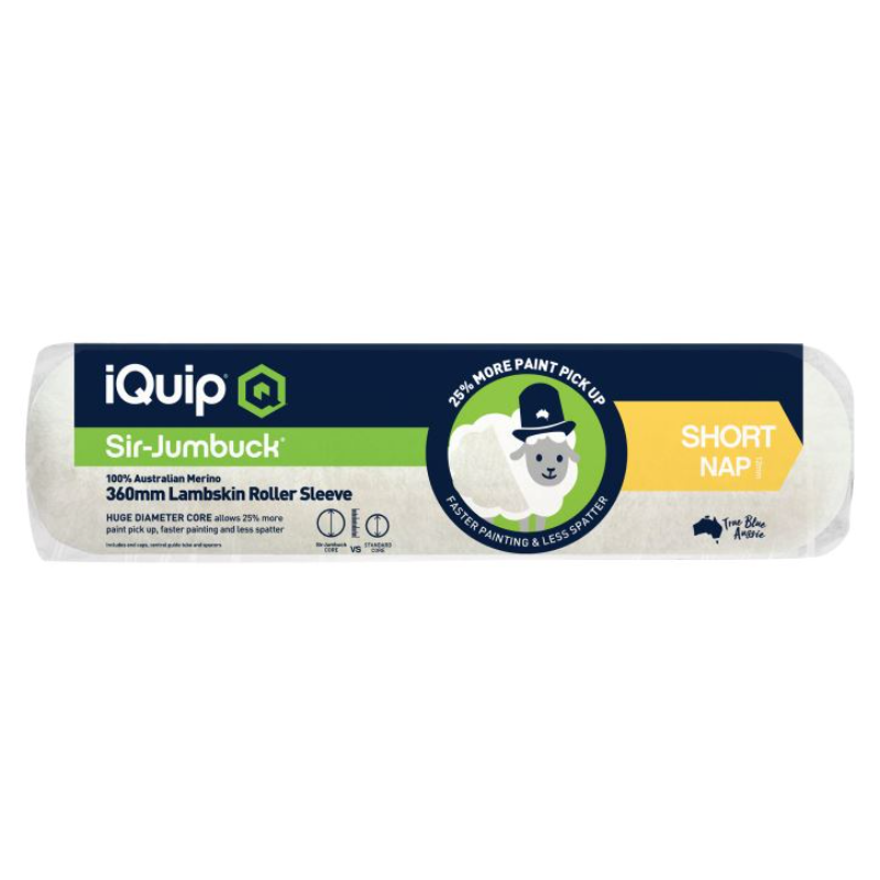 iQuip Sir Jumbuck Lambskin Roller Sleeve Short Nap - TradeGear
