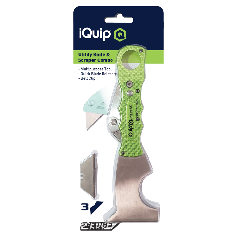 iQuip ZORR 2-Edge Combination Knife - TradeGear