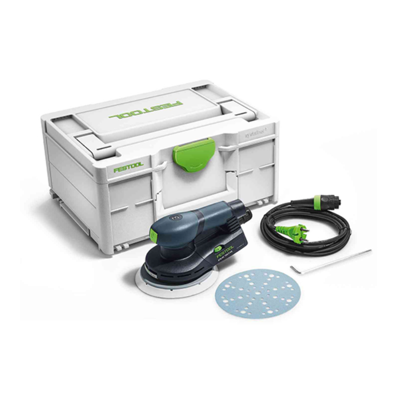 FESTOOL ETS-EC 150mm Brushless 3mm Random Orbital Sander in Systainer - TradeGear