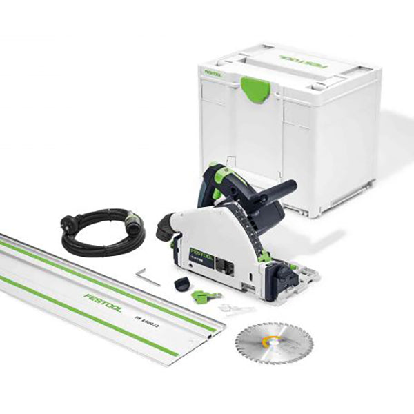 FESTOOL TS 55F 160mm Plunge Cut Circular Saw with Rail - TradeGear