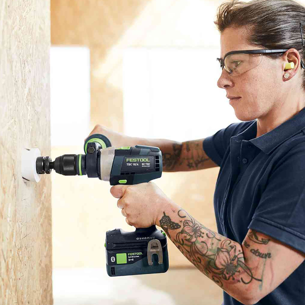 FESTOOL TDC 18V Cordless 4 Speed Drill 5.0Ah Bluetooth Set in Systainer - TradeGear