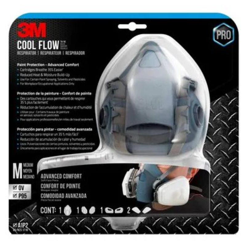 3M 7512 Half Face Professional Respirator - TradeGear