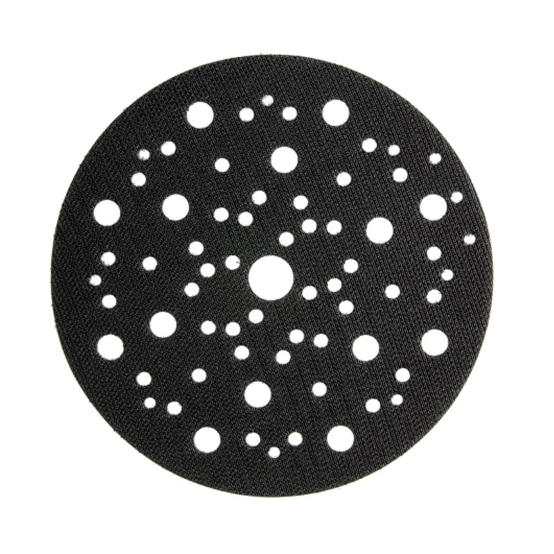 Mirka 150mm Protection Pad for Net Abrasive with dust extraction holes.