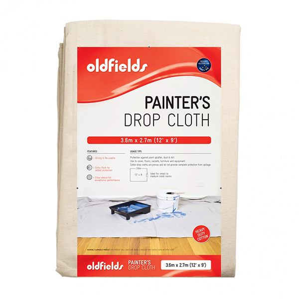 OLDFIELDS Pro Series Canvas Drop Cloth - TradeGear