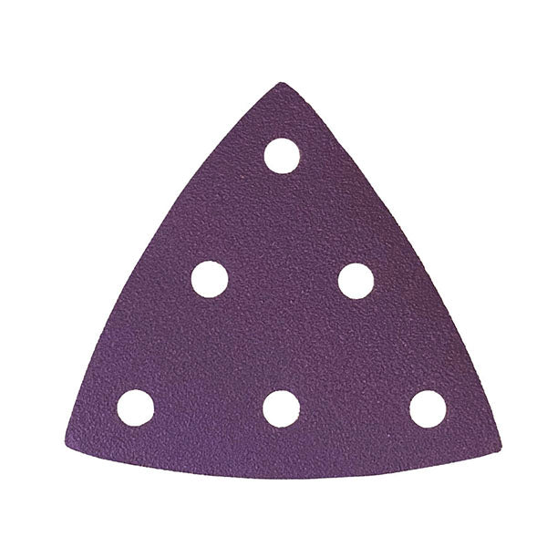 TRADEgear XP V93mm Purple 6-hole Abrasive Sheet - 50 Pack - TradeGear