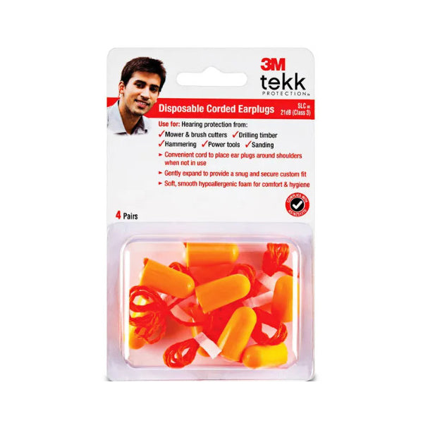 3M PPE Disposable Ear Plugs - TradeGear