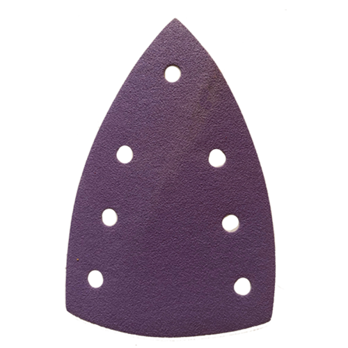 TRADEgear XP 100mm x 150mm Delta Purple 7-hole Abrasive Sheet - 50 PACK - TradeGear