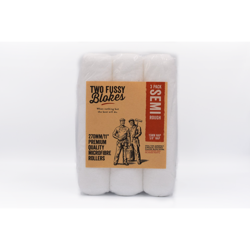 TWO FUSSY BLOKES Microfibre Roller 15mm Nap - TradeGear