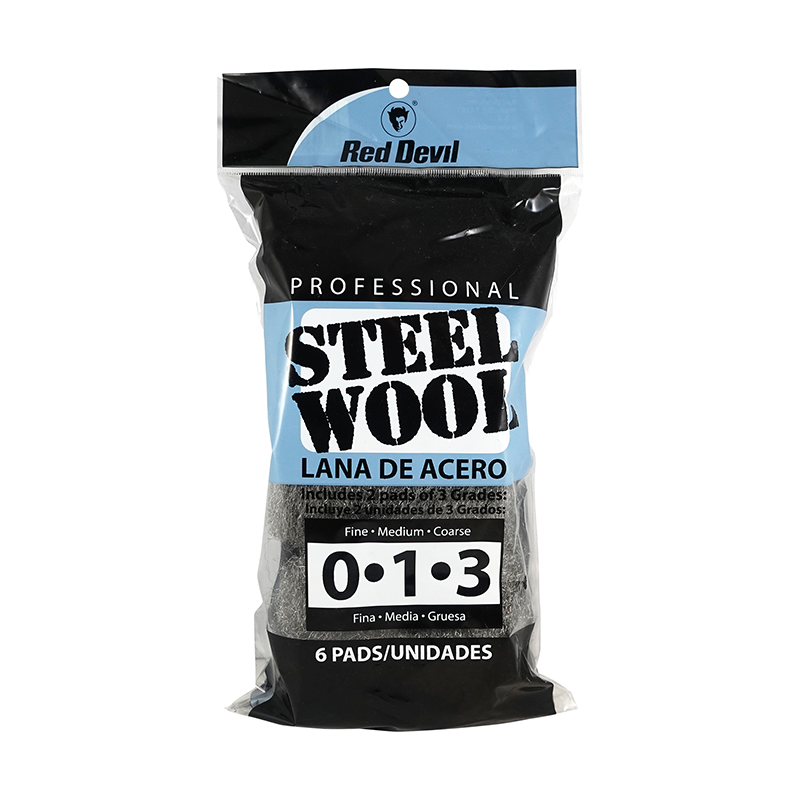 RED DEVIL Steel Wool 6 Pack