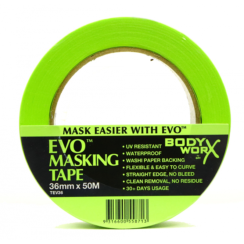 BODYWORX EVO Masking Tape - 50m - TradeGear