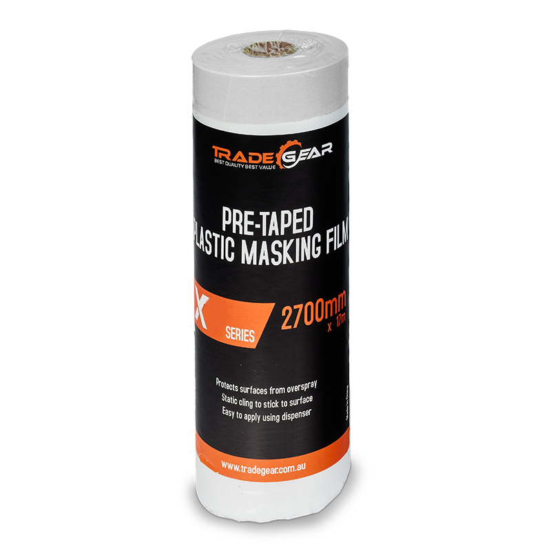 TRADEgear X White Pre-Taped Masking Film - TradeGear