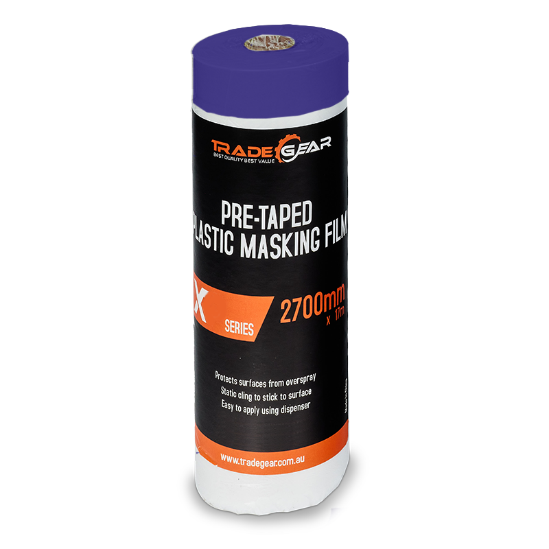 TRADEgear XP Blue Pre-Taped Masking Film - TradeGear