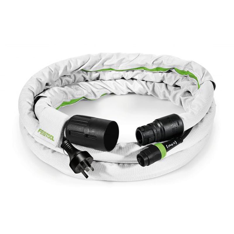 FESTOOL Anti Static Plug-it Suction Hose with Cover D 27/20mm x 3.5m by Festool