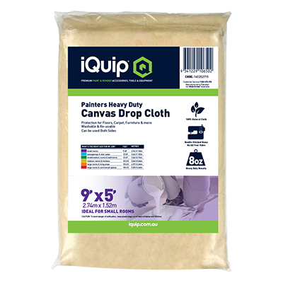 iQuip Heavy Duty Canvas Drop Sheet - TradeGear