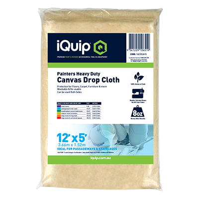 iQuip Heavy Duty Canvas Drop Sheet - TradeGear