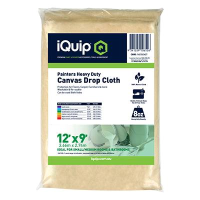 iQuip Heavy Duty Canvas Drop Sheet - TradeGear