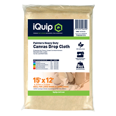 iQuip Heavy Duty Canvas Drop Sheet - TradeGear