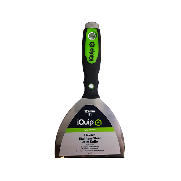 iQuip Stainless Steel Flexible Putty Knife with Ergo Handle - TradeGear