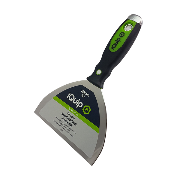 iQuip Stainless Steel Flexible Putty Knife with Ergo Handle - TradeGear
