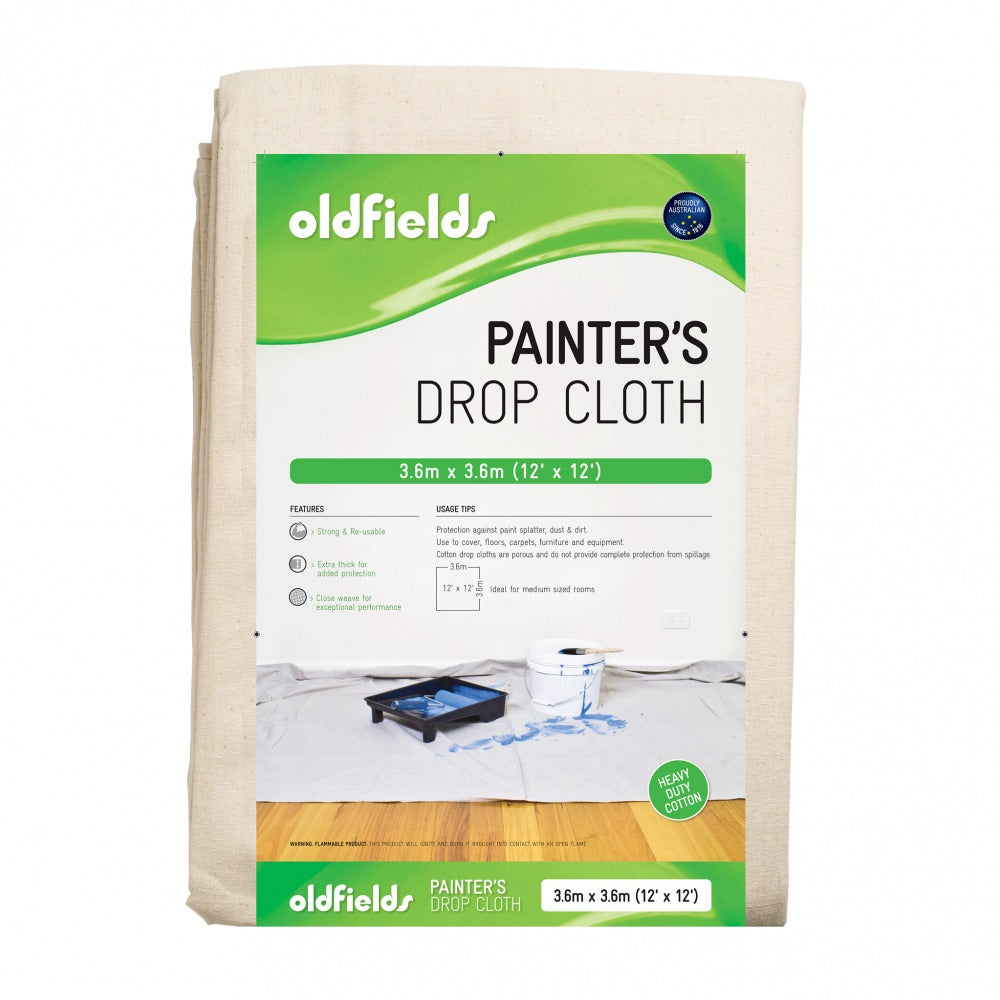OLDFIELDS Pro Series Canvas Drop Cloth - TradeGear