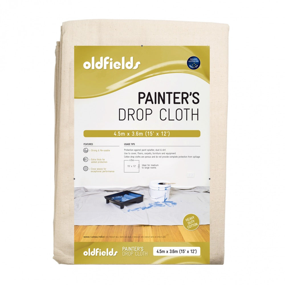 OLDFIELDS Pro Series Canvas Drop Cloth - TradeGear