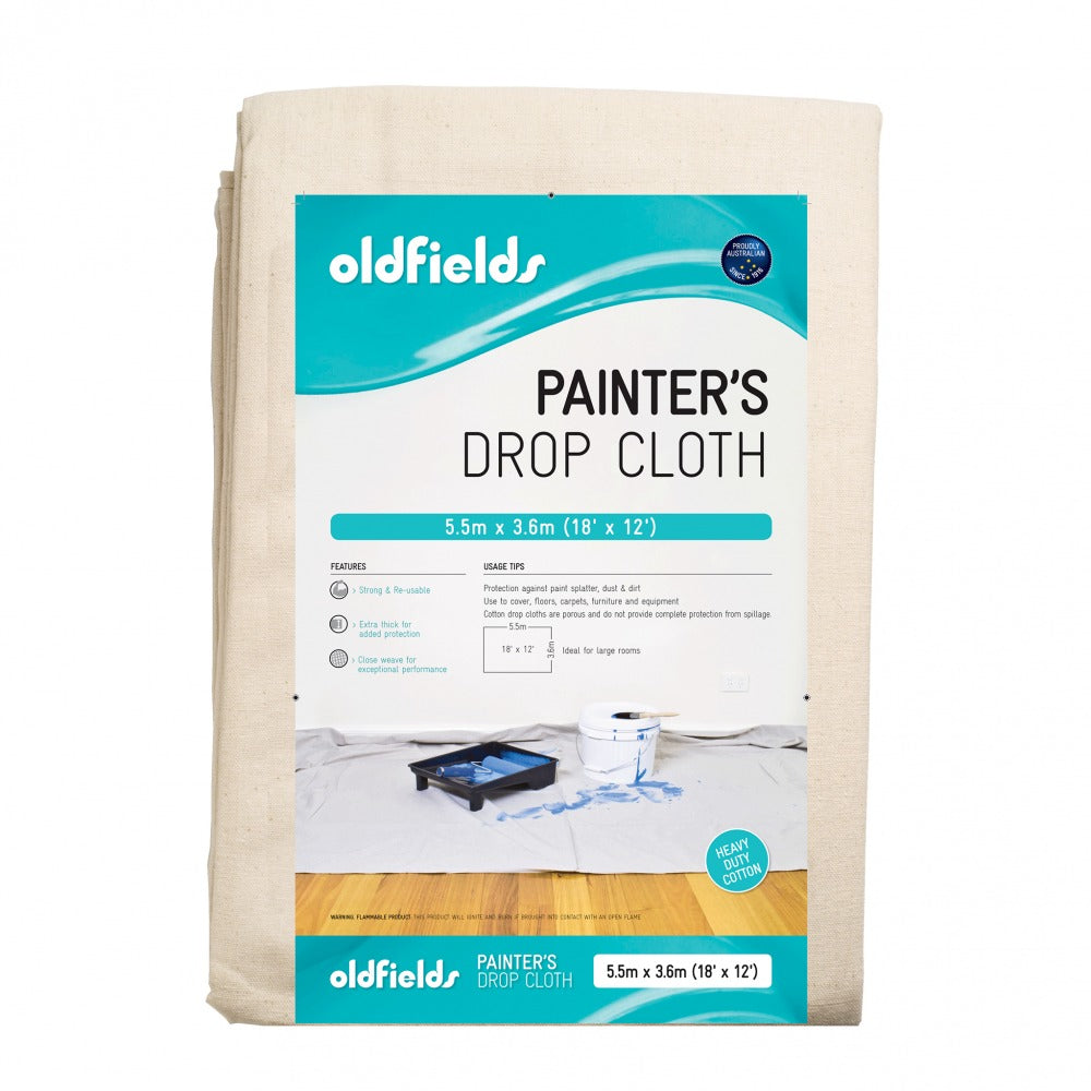 OLDFIELDS Pro Series Canvas Drop Cloth - TradeGear