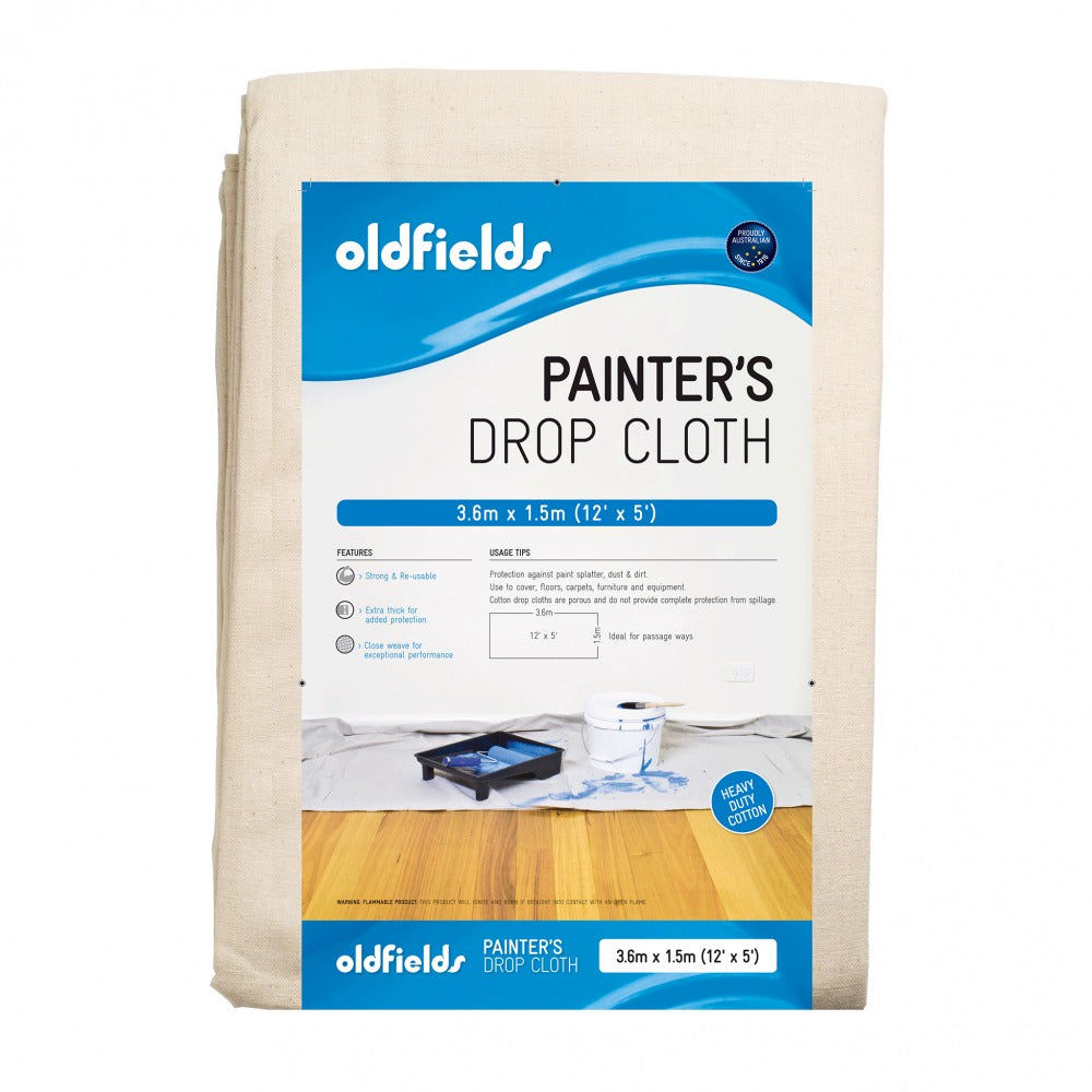 OLDFIELDS Pro Series Canvas Drop Cloth - TradeGear