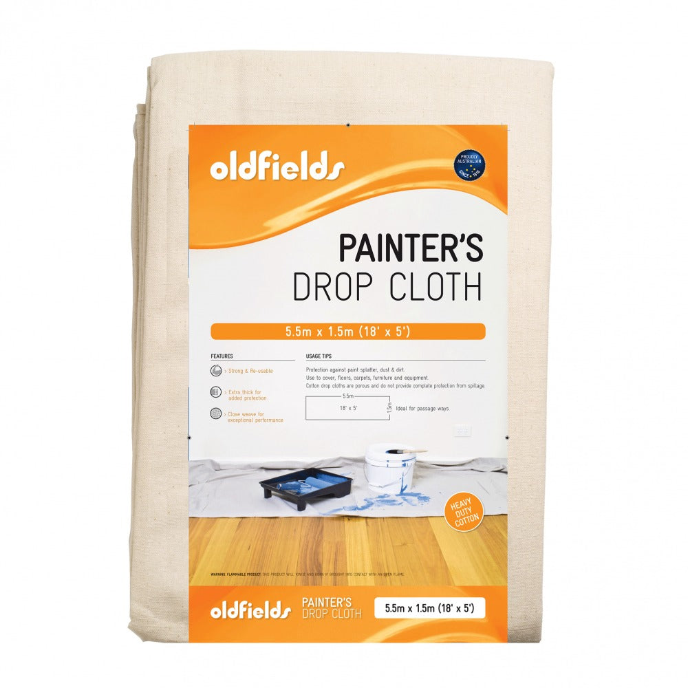 OLDFIELDS Pro Series Canvas Drop Cloth - TradeGear