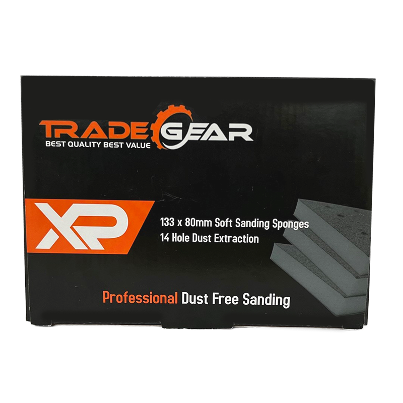 TRADEgear XP Foam Abrasive Pad 80mm x 133mm - TradeGear