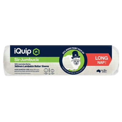 iQuip Sir Jumbuck Lambskin Roller Sleeve Long Nap - TradeGear