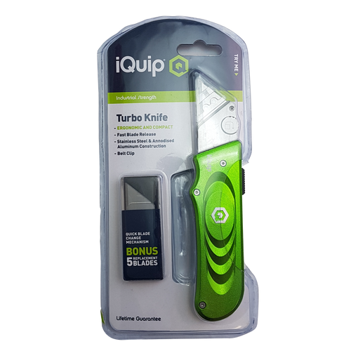 iQuip Turbo Knife with 5 Blades - TradeGear