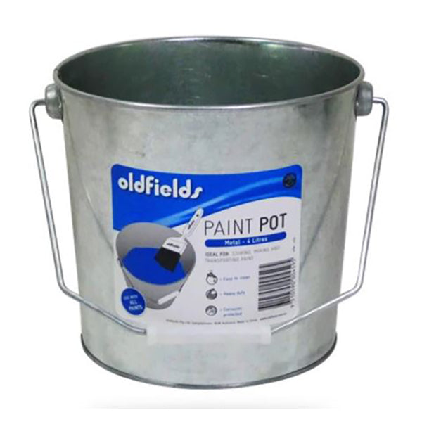 OLDFIELDS 4L Paint Pot - Metal - TradeGear