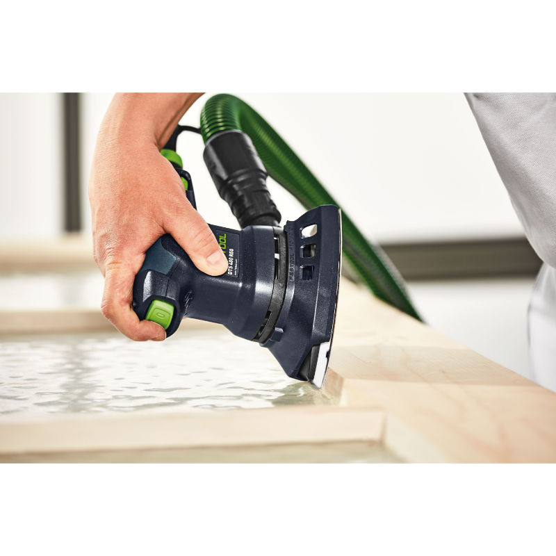 StickFix Plateau De Ponçage Triangle Festool 100 X 150 Mm – Compatible DTS 400 Et DS 400, Fixation Velcro Haute Performance