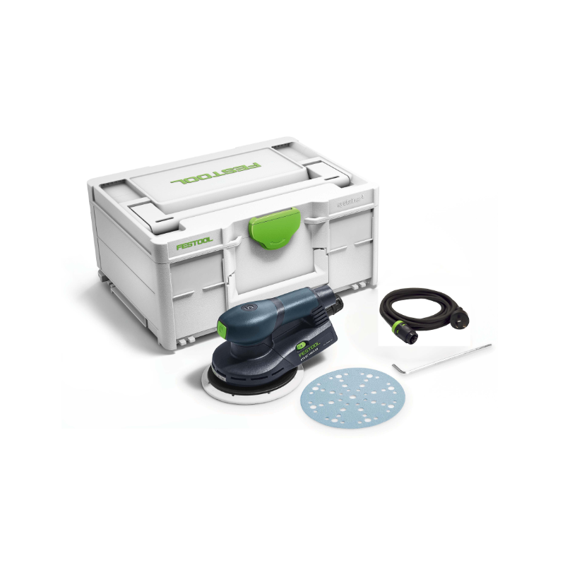 
                  
                    FESTOOL ETS-EC 150mm Brushless 5mm Random Orbital Sander in Systainer - TradeGear
                  
                