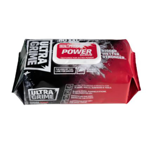 ULTRAGRIME Pro Power Scrub Wipes - TradeGear
