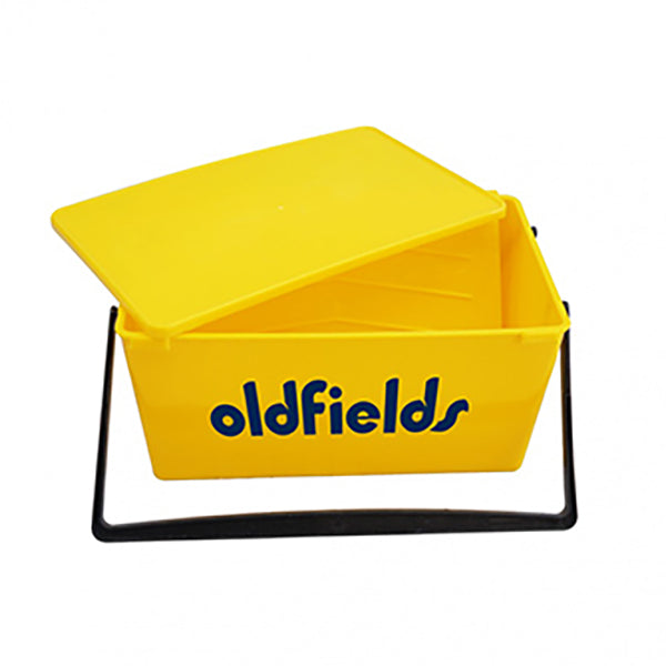 OLDFIELDS Yellow Plastic Roller Bucket with Ramp and Lid