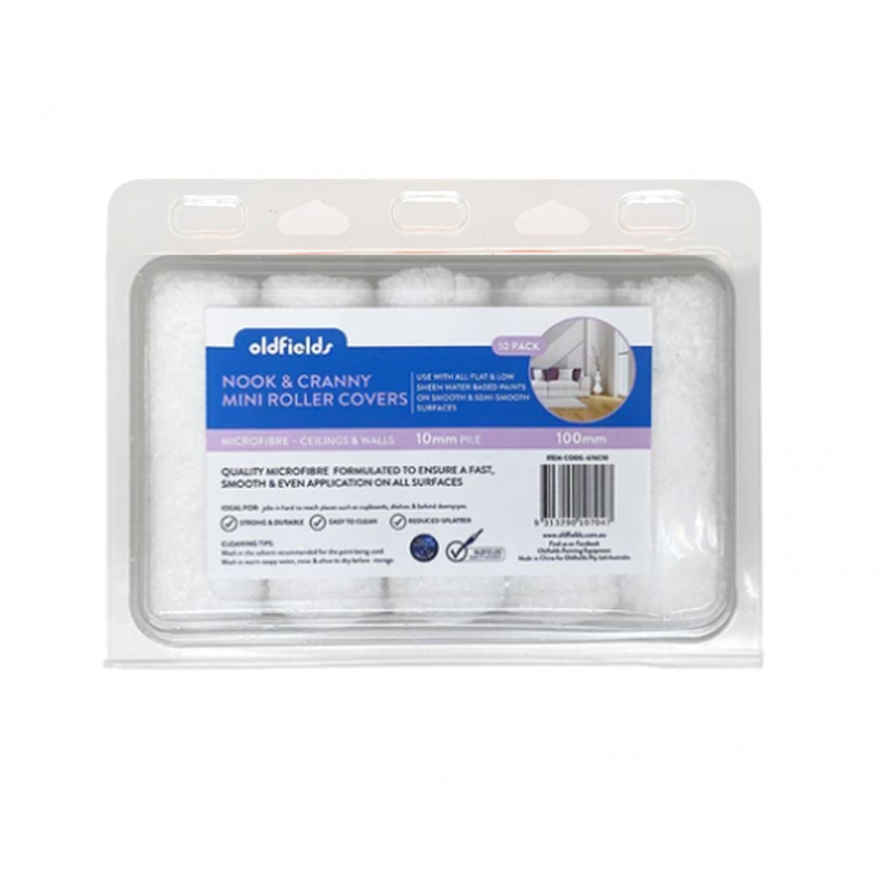OLDFIELDS Nook & Cranny Microfibre 10mm Roller - TradeGear