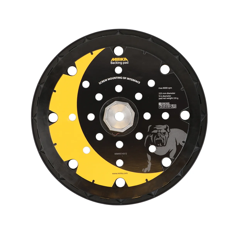 MIRKA 225mm LEROS Backing Pad - TradeGear