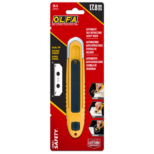 
                  
                    SEQUENCE OLFA SK-8 Safety Knife - TradeGear
                  
                