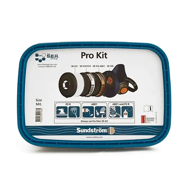 
                  
                    Sundstrom SR100 P3 ABE1 Pro Respiratory Kit - TradeGear
                  
                