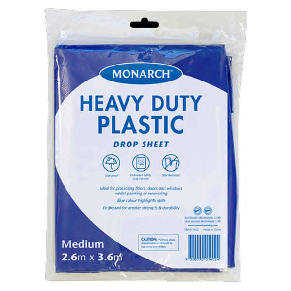 MONARCH Heavy Duty Plastic Drop Sheet - TradeGear