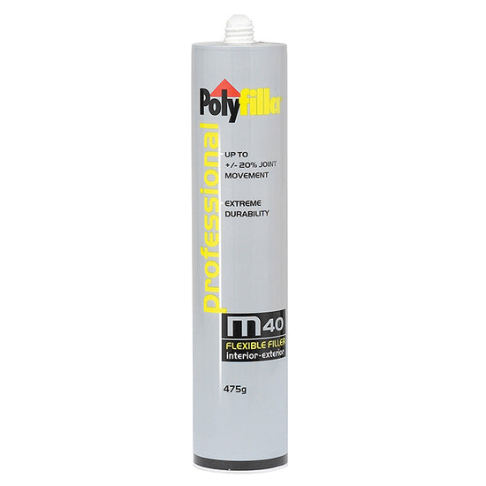 POLYFILLA Professional M40 High Flex Gap Filler 475g TradeGear
