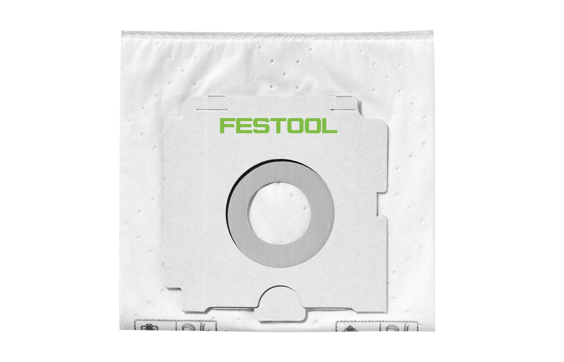 FESTOOL Selfclean Filter Bags for CT SYS - 5 Pack
