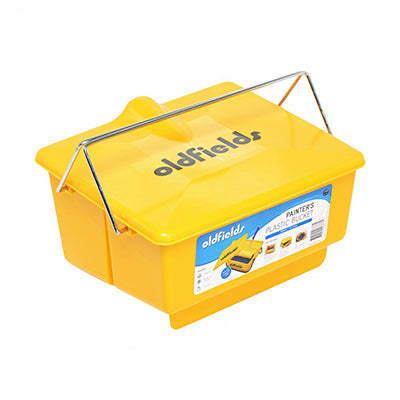 OLDFIELDS Yellow Plastic Roller Bucket with Ramp and Lid