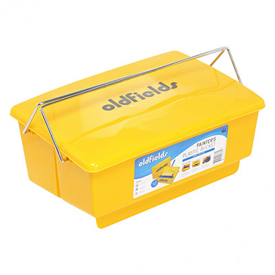OLDFIELDS Yellow Plastic Roller Bucket with Ramp and Lid - TradeGear
