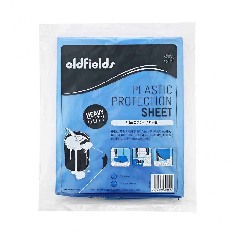 OLDFIELDS Heavy Duty Plastic Protection Sheet