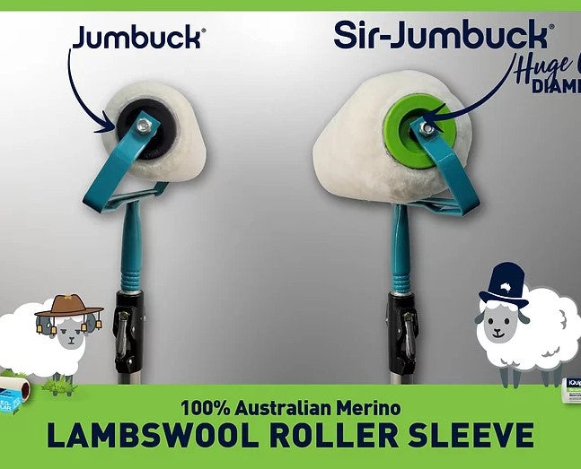 iQuip Sir Jumbuck Lambskin Roller Sleeve Short Nap - TradeGear